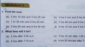 DAV class 4 maths unit 8 worksheet 3 - all questions solved