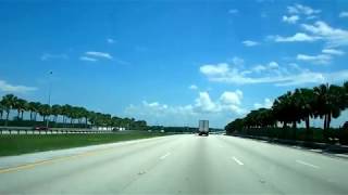 Видеофон Скоростная Трасса Rest Area I 95 To Miami Florida Usa