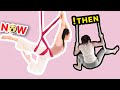 1 Year Transformation of Aerial Hammock/Hoop Dance | aerial practice