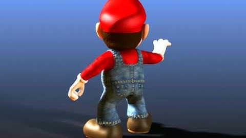 3D Model of Mario Video Game Character Review