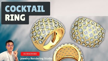 How to make Cocktail ring in M9 || M9 में कॉकटेल रिंग कैसे बनाएं || #ring