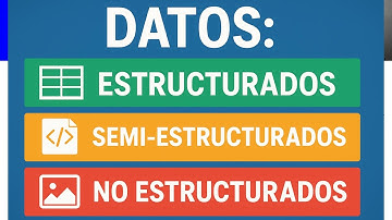 Tipos de datos: estructurados, semi y no estructurados