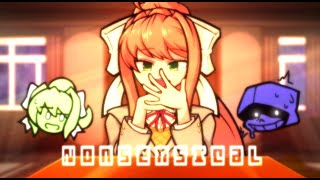 Nonsensical Chronology But Monika, Dust Sans, And Papyrus Sings It Late Birthday Gift