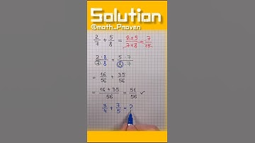 Learn Fraction Addition Easily 🔥 | Easy Math Trick | Simple Fractions Explained | Shorts#MathTricks