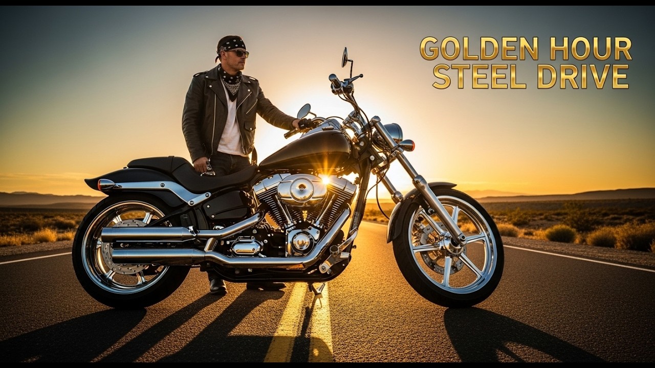 Golden Hour Steel Drive #GoldenHourRock #SteelDrive #EliteRider #LuxuryRock #SunsetRide