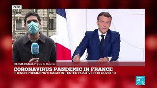 Coronavirus pandemic: France's Macron self isolates, continues to work from the Élysée Palace