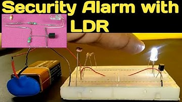 How to Make LDR darkness sensor Circuit | Security Alarm with LDR | diy projects @MianElectric