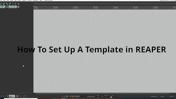 Creating a Voiceover Template in REAPER