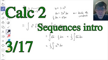 Calculus 2, improper integrals & sequences intro (Mar 16, 2021)