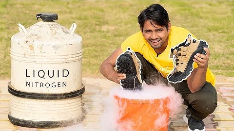 Woodland Shoes In Liquid Nitrogen - Will Shoes Survive ?