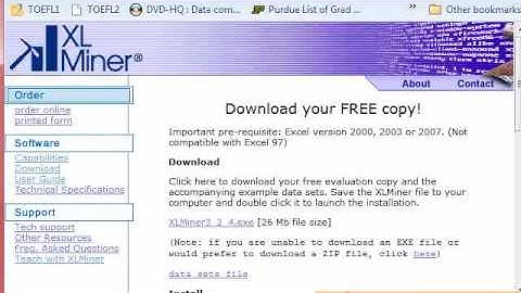 Introduction to XL Miner