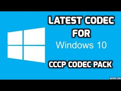 Latest Codec For Windows 10 ! supported Windows10,Windows ...