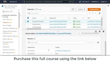 Create an AWS VPC Peering Connection - TrainerTests.com