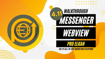 Pro Elkan | Walkthrough | 4.11 Messenger Webview