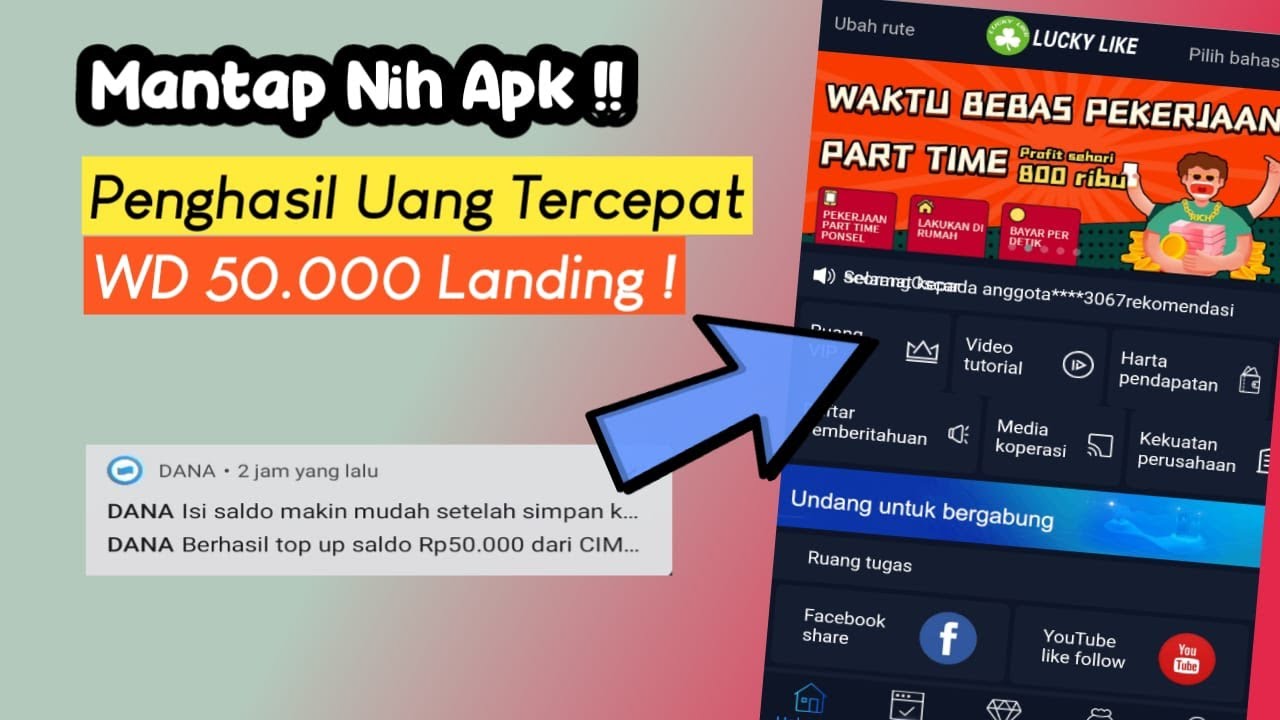 Aplikasi Penghasil Uang Dana / 💵 Saldo Dana Gratis Dibayar 200ribu