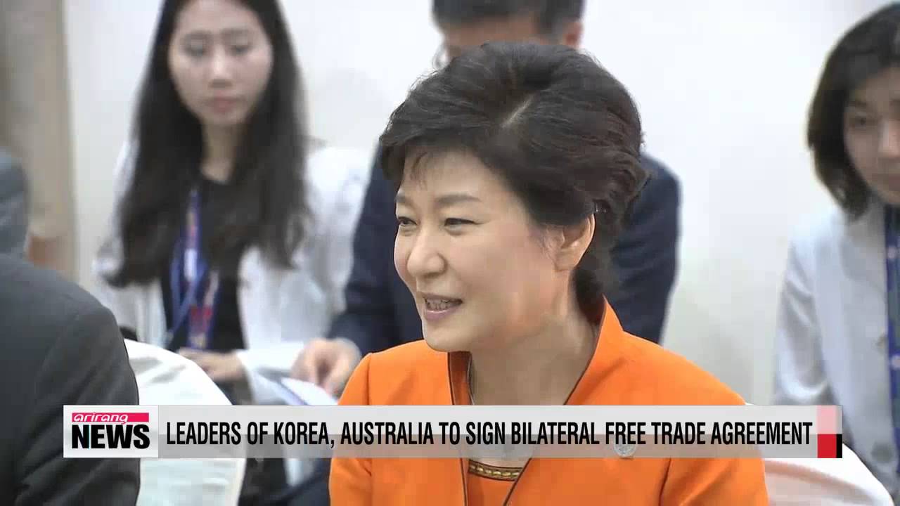 Leaders of Korea, Australia to sign bilateral free trade agreement