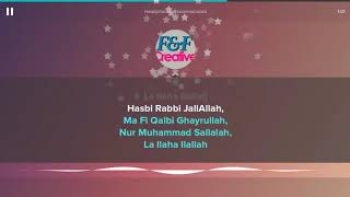 Karaoke Hasbi Rabbi Lagu Qasidah    Lirik No Vocal