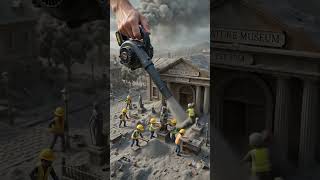 ποΈ Volcanic ash buried the tiny museum...ποΈ #animation #cgi #viral #shorts ποΈ Volcanic ash buried the tiny museum...ποΈ #animation #cgi #viral #shorts