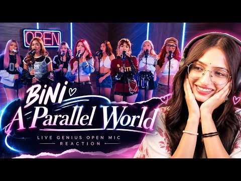 Reacting to BINI 'A Parallel World' Open Mic Live! (Those Background Vocals are INSANE) 🎶🇵🇭