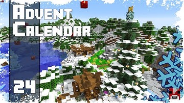 Minecraft Timelapse Advent Calendar - 24 - Merry Christmas - (World Download)