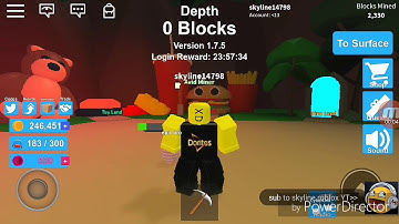 Two codes for two LEGENDARY HAT CREATE (Roblox Mining Simulator)