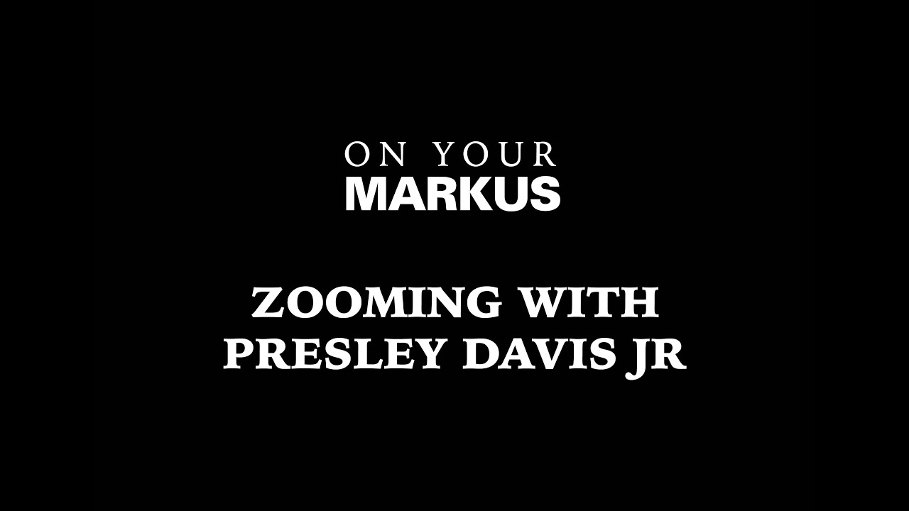 Zooming from Bali with Presley Davis Jr