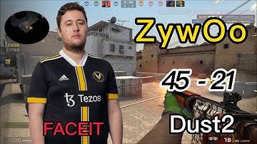 【CS:GO POV 】ZywOo（45-21） (Dust2) @ FACEIT 🔥 CSGO ZywOoPOV
