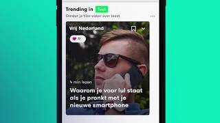 Blendle, voor een slimme start van je dag