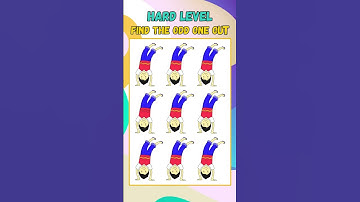 Challenge yourself: Spot the Odd One Out! 🧐 #oddoneout #brainteaser #spotthedifferenceactivity