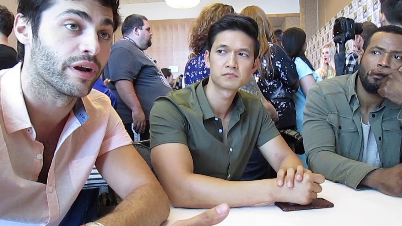 Matthew Daddario, Harry Shum Jr., and Isaiah Mustafa for Shadowhunters at SDCC 2017