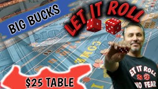 $25 TABLE Try to win at craps strategy - BIG BUCKS by John