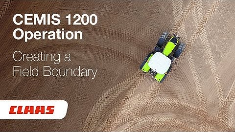 CEMIS 1200 Creating a Field Boundary