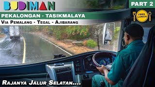 #3 PEKALONGAN - TASIK || Mencoba Trayek Baru Bus Budiman (Line Perdana)