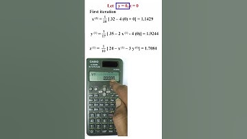 Gauss Seidel method | Shortcut method using calculator | Tamil | (Full video link in description)