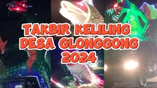 Takbir keliling desa Glonggong, Jakenan, Pati 2024