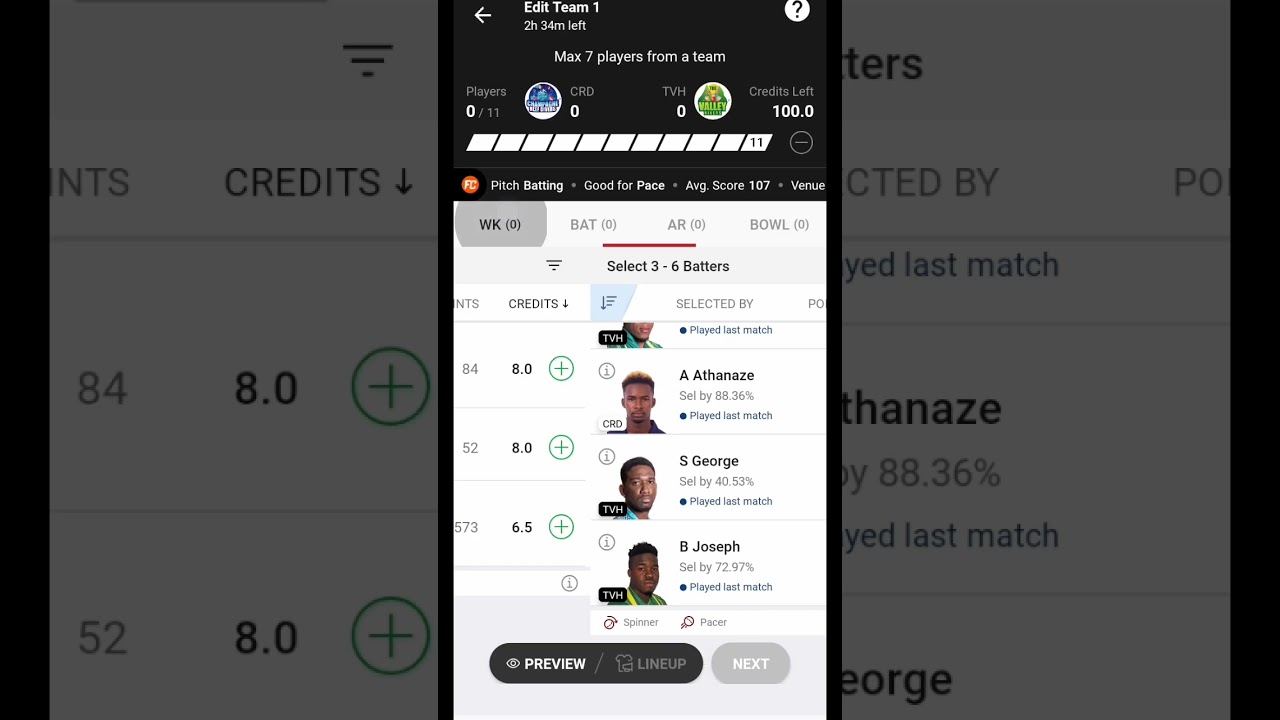 CRD VS TVH dream team