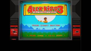 Alex Kidd 3 \\ Running On A Old TV Simulator \\ Part 1