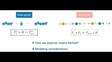 Step vs. chain growth polymerization - mechanisms & modeling basics