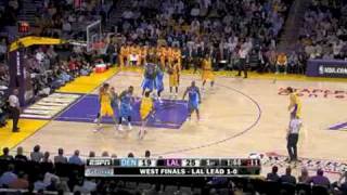 Lakers vs nuggets game 2 2009 playoffs.....battle of carmello and kobe