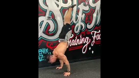 Zombie Press + 90 Degree Handstand Push-up