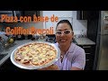Cómo hacer pizza con base de coliflor o brócoli SIN HARINA!!