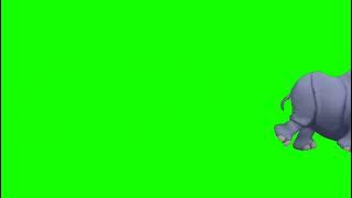 Cartoon Rhino green screen/hindi/buhabi/hino/subscribe