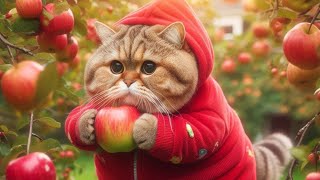 Apple Lover Cat 🍎