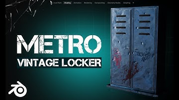 Blender tutorial : Metro Locker Modeling and texture