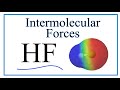 Intermolecular Forces in HF
