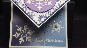 Pop Up Card using the Snowflake Wishes Bundle from Stampin’Up!