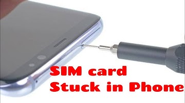 Remove a Stuck Sim-card: Opening SAMSUNG GALAXY S8+