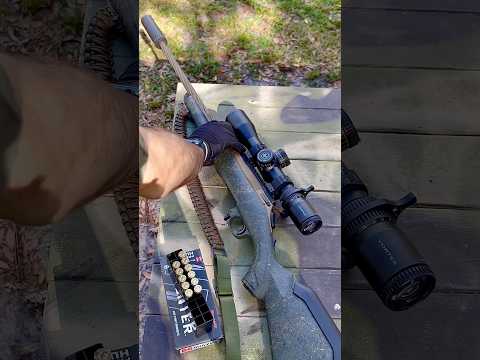 Ruger American shooting 7mm-08 Remington