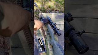 Ruger American shooting 7mm-08 Remington