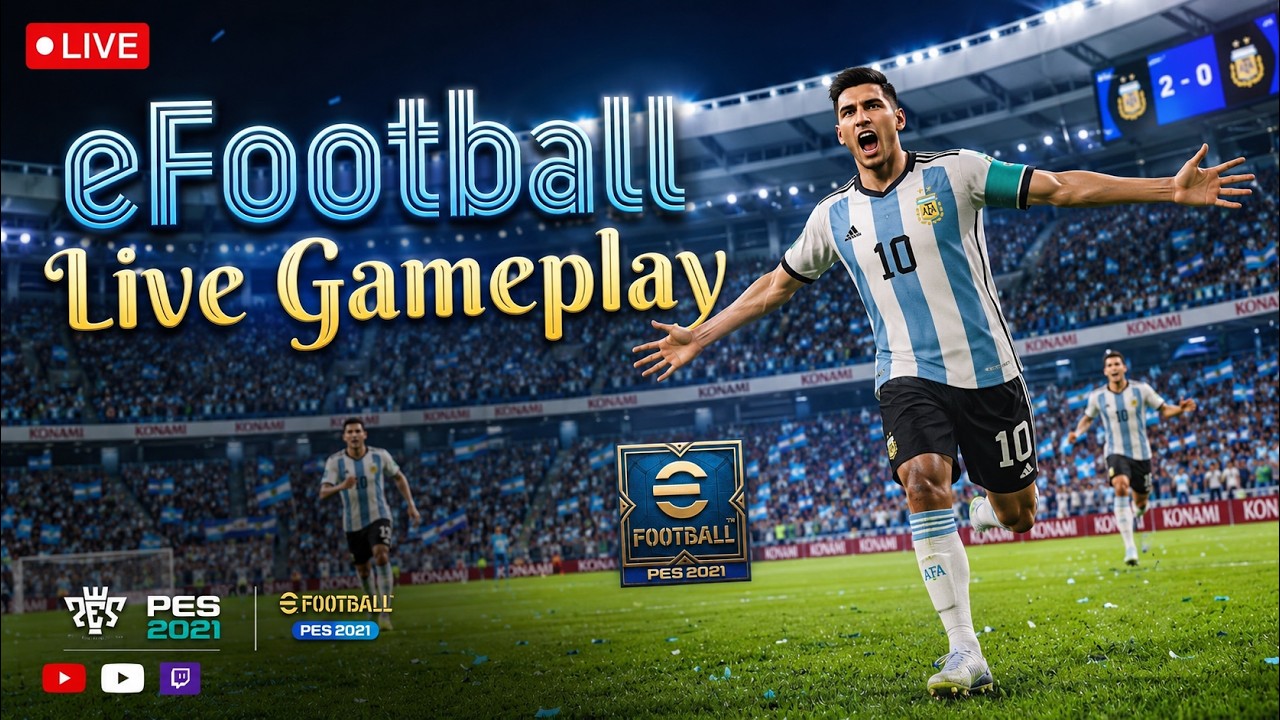 🔴 LIVE eFootball Gameplay | PES 2021 Match Simulation - PRS SOUL